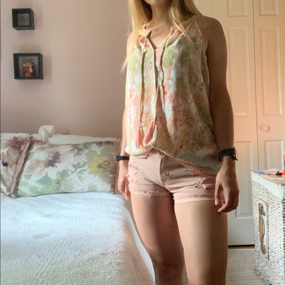 Floral Tunic Sleeveless Blouse (NWT) - Picture 4 of 5